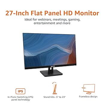 Amazon.com: Amazon Basics IPS Monitor 75 Hz Powered with AOC